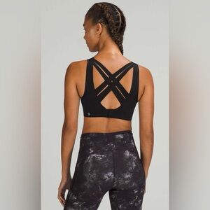 Lululemon NWT Enlite Weave Back Bra High Support black Size 36B